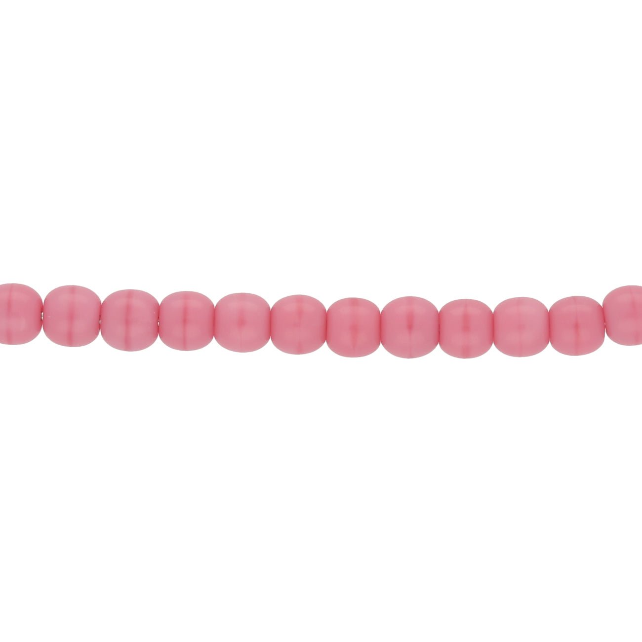 Glasperlen rund - 4 mm - Pink - Coral - PerlineBeads