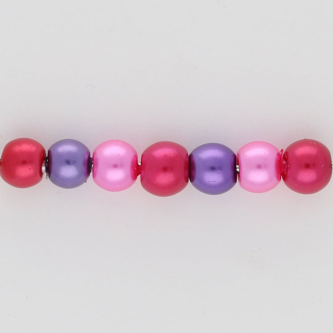 Glasperlen rund - 4 mm - Valentine’s Mix - PerlineBeads