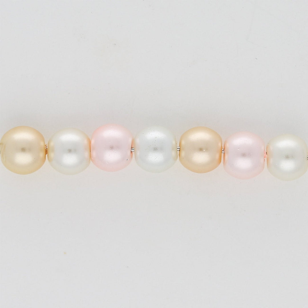 Glasperlen rund - 6 mm - Light Rose Mix - PerlineBeads