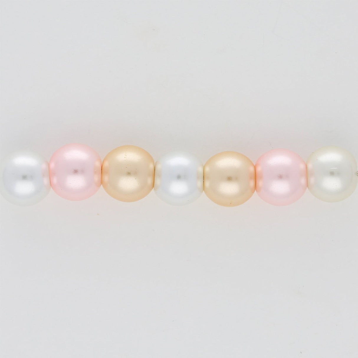 Glasperlen rund - 8 mm - Light Rose Mix - PerlineBeads