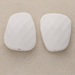 Grosse facettierte Acrylperle - White - PerlineBeads