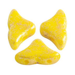 Hélios® par Puca® - Opaque Jonquil Splash - PerlineBeads