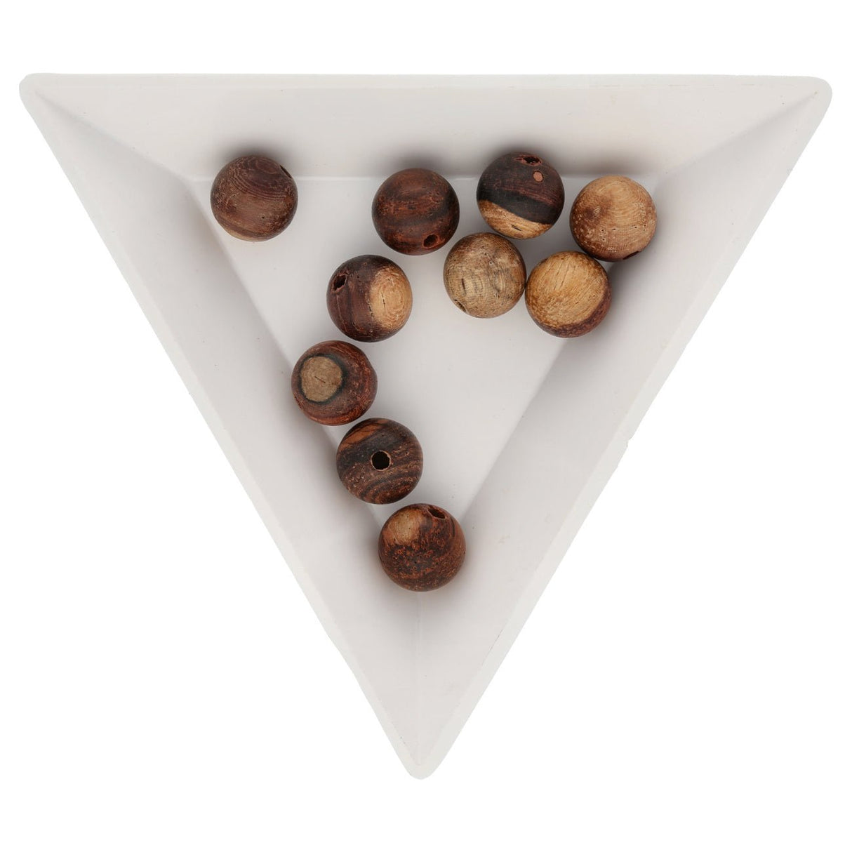 Holzperlen - 8 mm - Sattelbraun - PerlineBeads