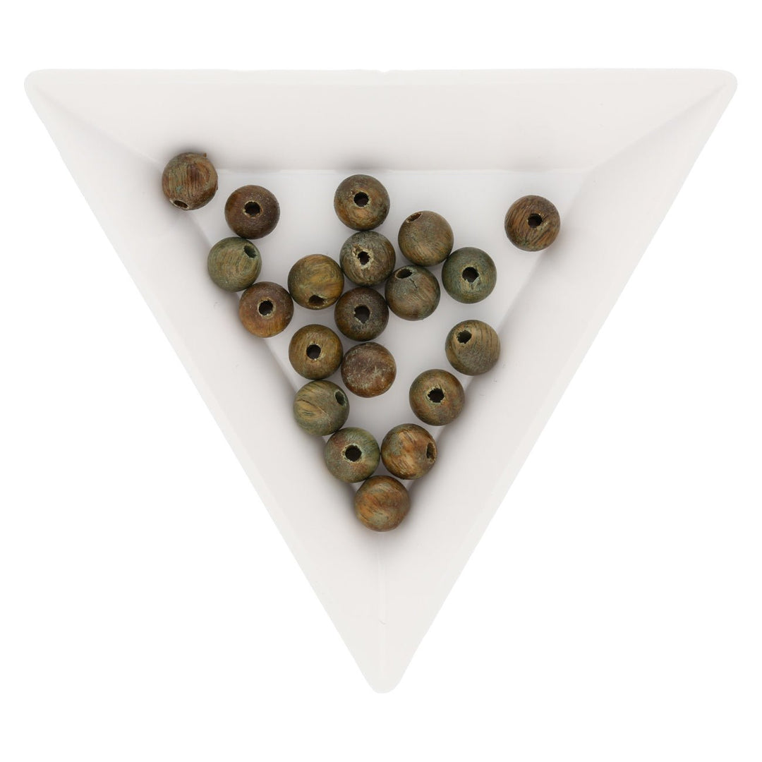 Holzperlen aus Sandelholz - 6 mm (20 Stk.) - PerlineBeads