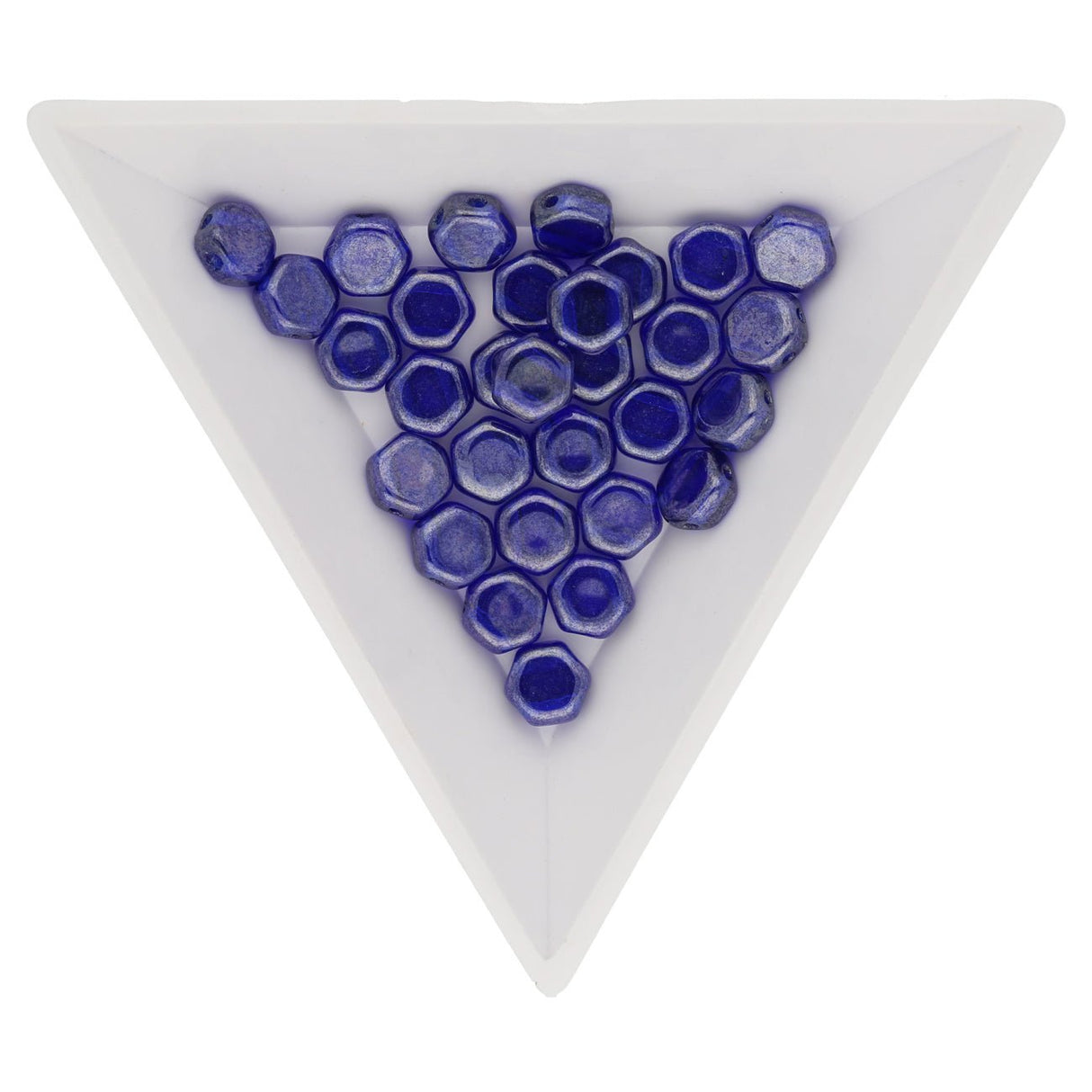 Honeycomb – Cobalt Luster - PerlineBeads