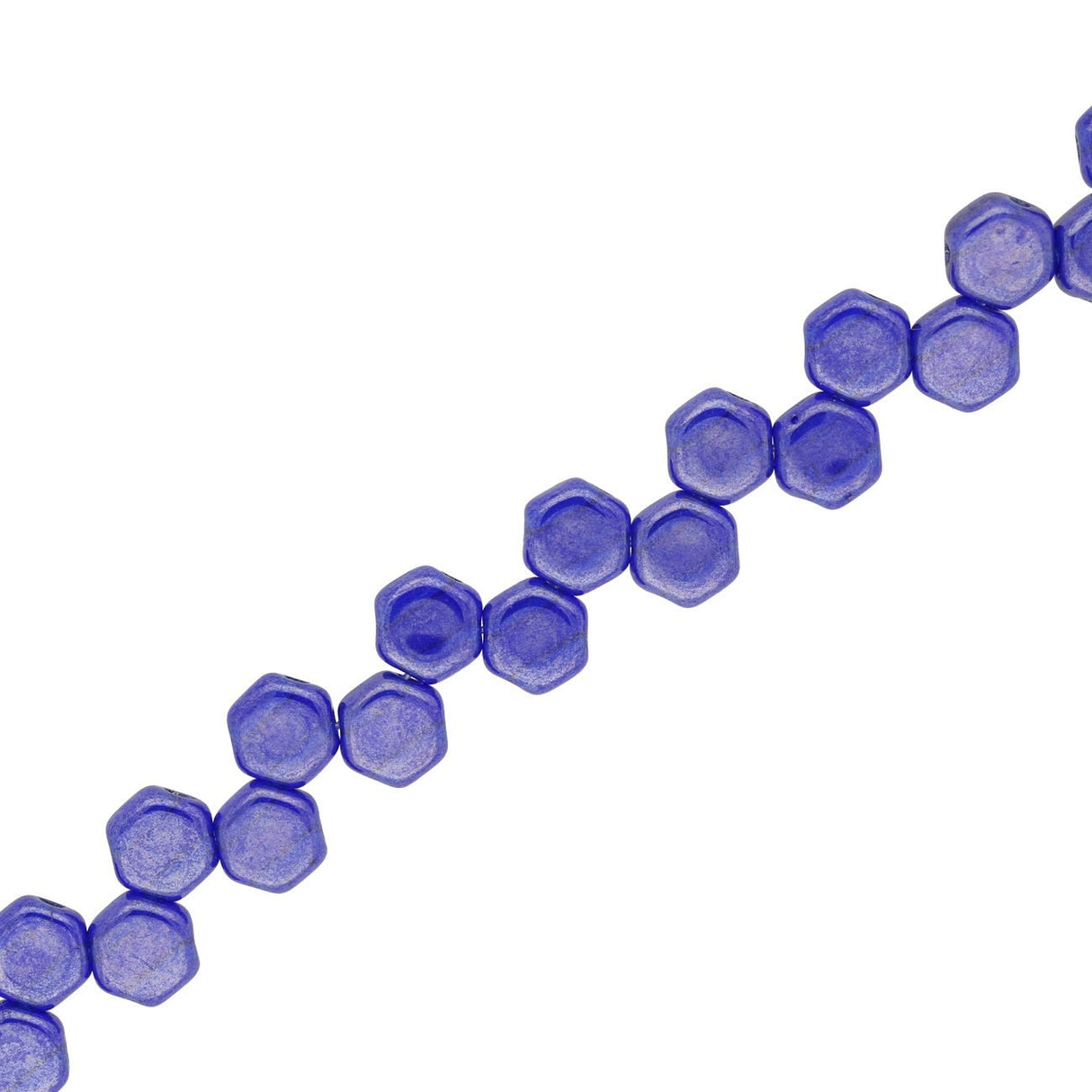 Honeycomb – Cobalt Luster - PerlineBeads