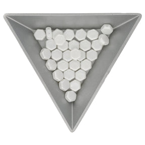 Honeycomb – Pastel White - PerlineBeads