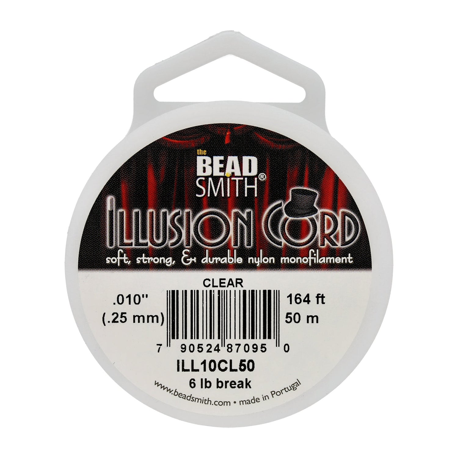 Illusion Cord, 0.25 mm Transparent – 50 m - PerlineBeads