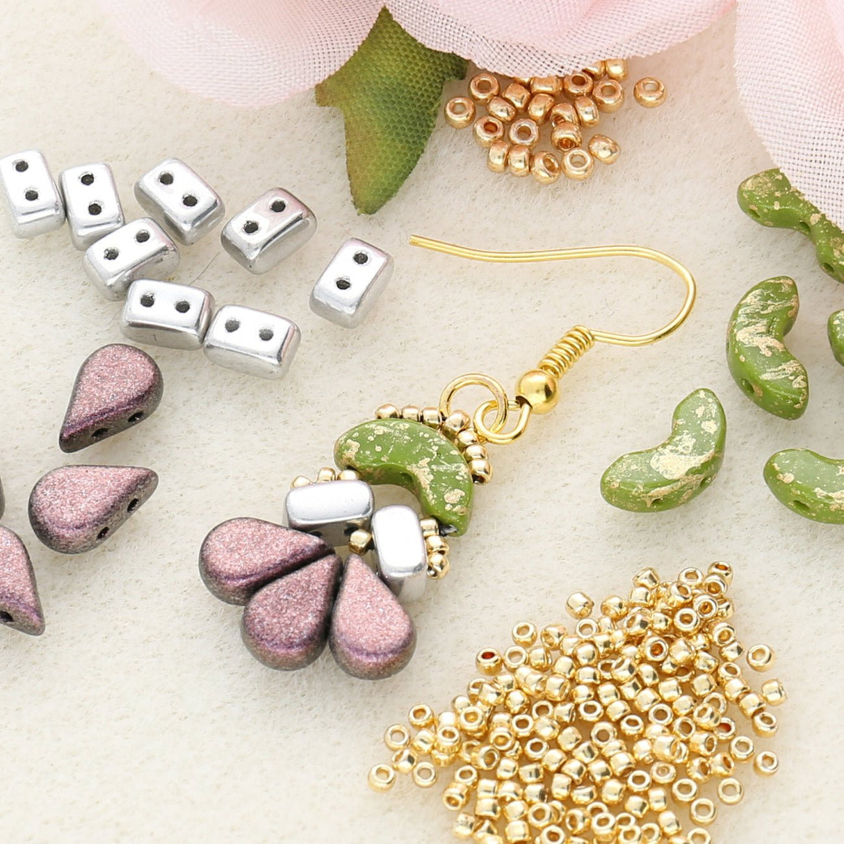 Ios® par Puca® - Argentees/Silver - PerlineBeads