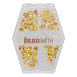 Kaschierperle vergoldet sortiert - PerlineBeads