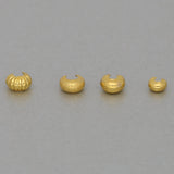 Kaschierperle vergoldet sortiert - PerlineBeads