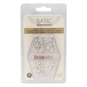 Kaschierperle versilbert sortiert - PerlineBeads