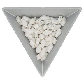 Kite Bead 9x5 mm - Chalk Luster - PerlineBeads