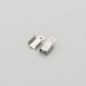 Klemmen für Kordel – Edelstahl – 10 x 4 mm - PerlineBeads