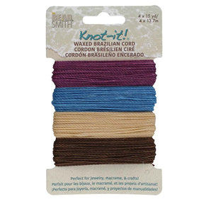 Knot-it! Gewachste brasilianische Kordel - Adventures Calling - PerlineBeads