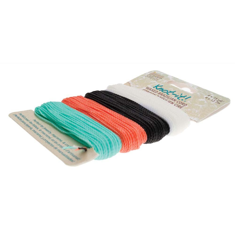 Knot-it! Gewachste brasilianische Kordel - Ocean Dreams - PerlineBeads