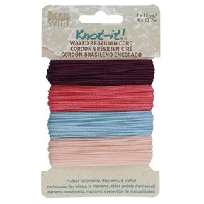 Knot-it! Gewachste brasilianische Kordel - Youthful Expressions - PerlineBeads