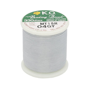 K.O. Perlengarn 330dtex - Grau - PerlineBeads