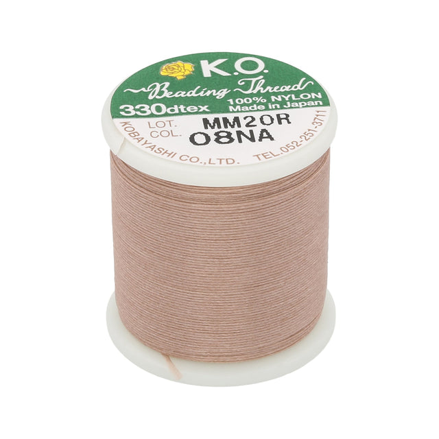 K.O. Perlengarn 330dtex - natur - PerlineBeads