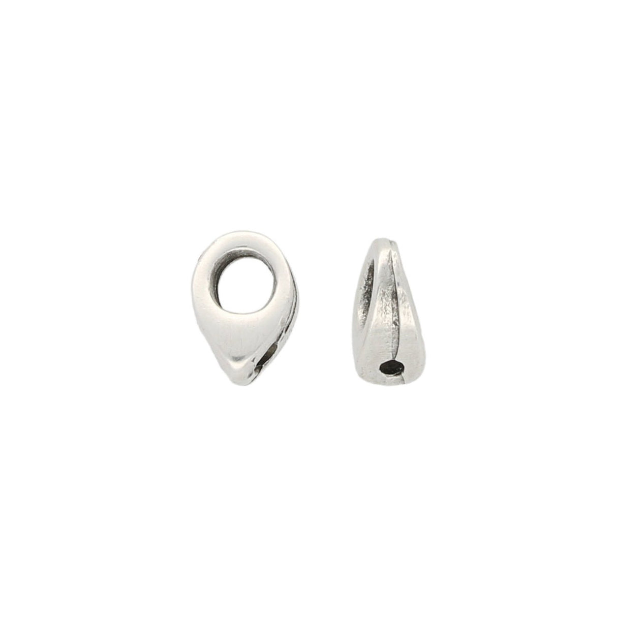 Kolympos-Superduo Bead Ending - Antique Silver Plate - PerlineBeads