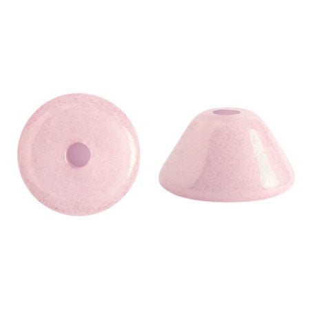 Konos® par Puca® - Opaque Light Rose Ceramic Look - PerlineBeads