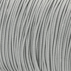 Kordel aus gewachstem Polyester 1,5 mm - Grau - PerlineBeads