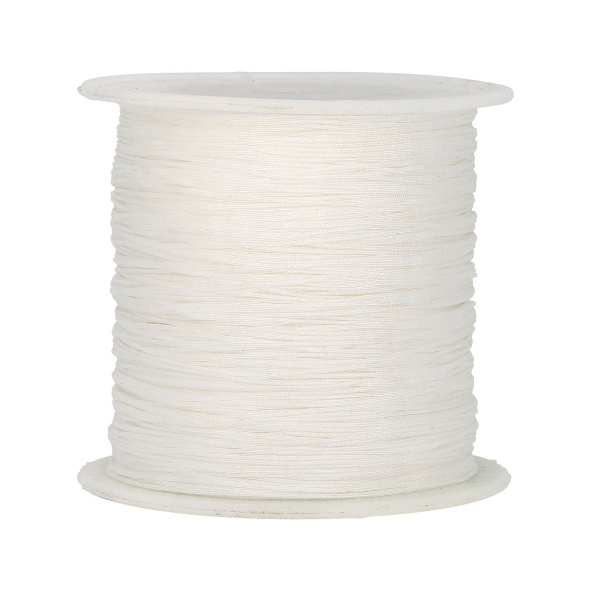 Kordel aus Nylon 0.5 mm - Weiss - PerlineBeads