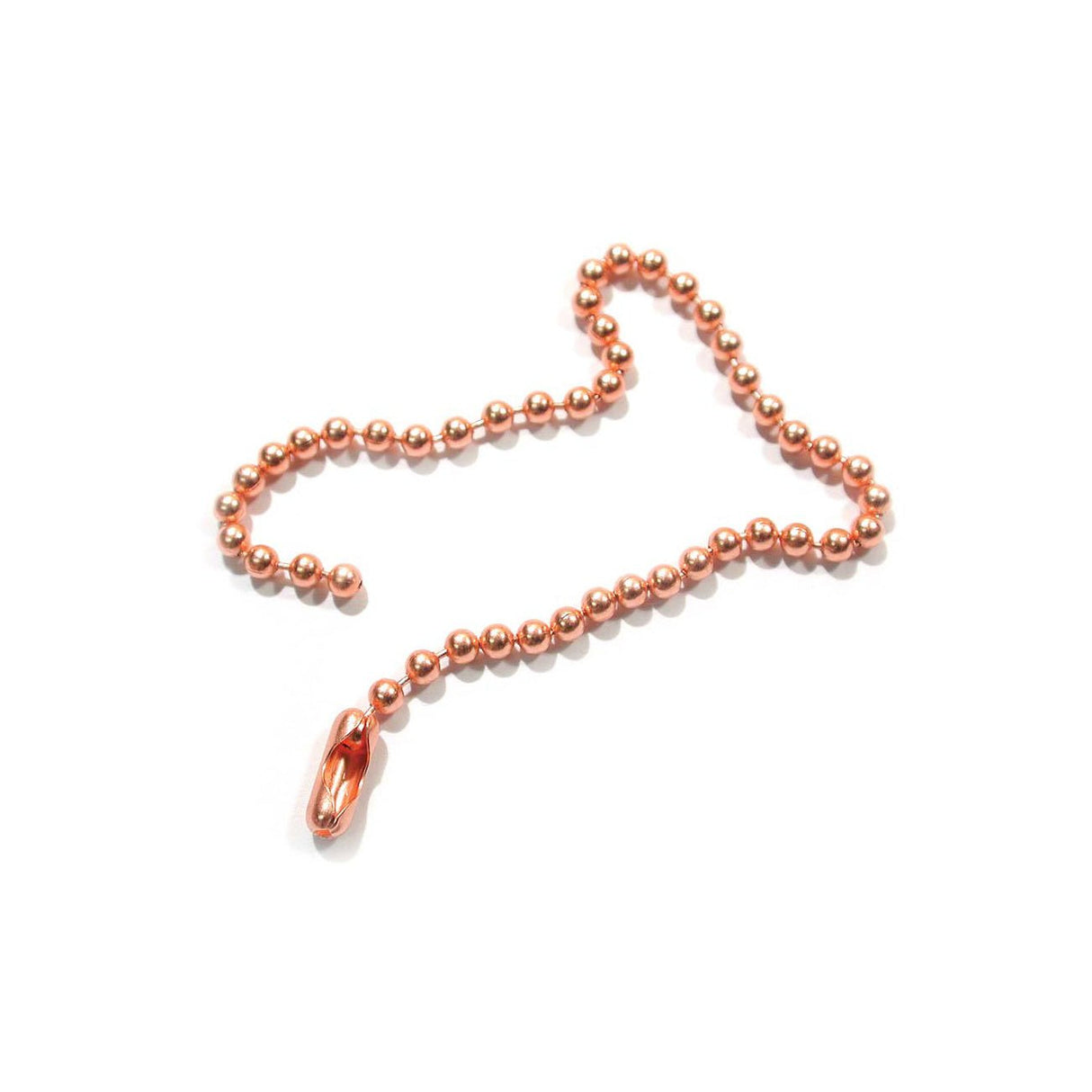 Kugelkette-Verbinder 2,4 mm - Kupfer - PerlineBeads