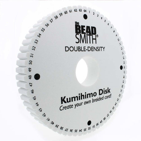 Kumihimo Scheibe 64 Schlitze- Durchmesser 15 cm - PerlineBeads