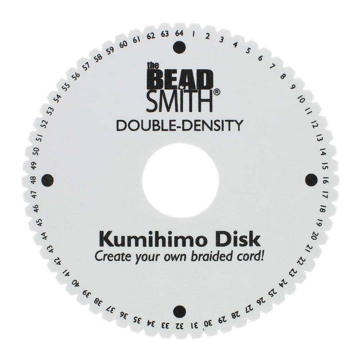 Kumihimo Scheibe 64 Schlitze- Durchmesser 15 cm - PerlineBeads