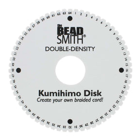 Kumihimo Scheibe 64 Schlitze- Durchmesser 15 cm - PerlineBeads