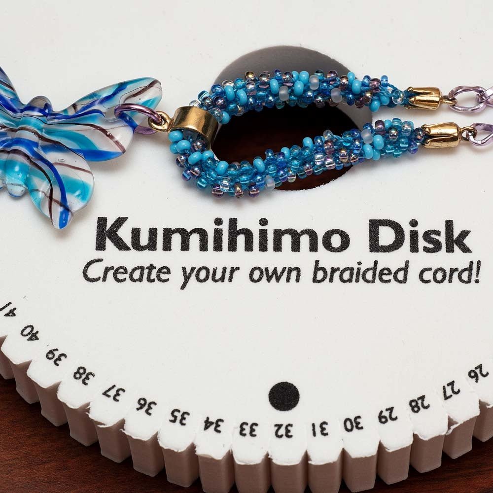 Kumihimo Scheibe 64 Schlitze- Durchmesser 15 cm - PerlineBeads