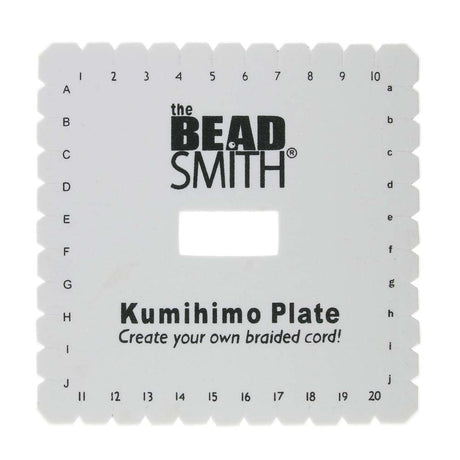 Kumihimo Scheibe quatratisch - PerlineBeads