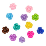 Kunstharzperlen in Rosenform - Farben Mix - PerlineBeads
