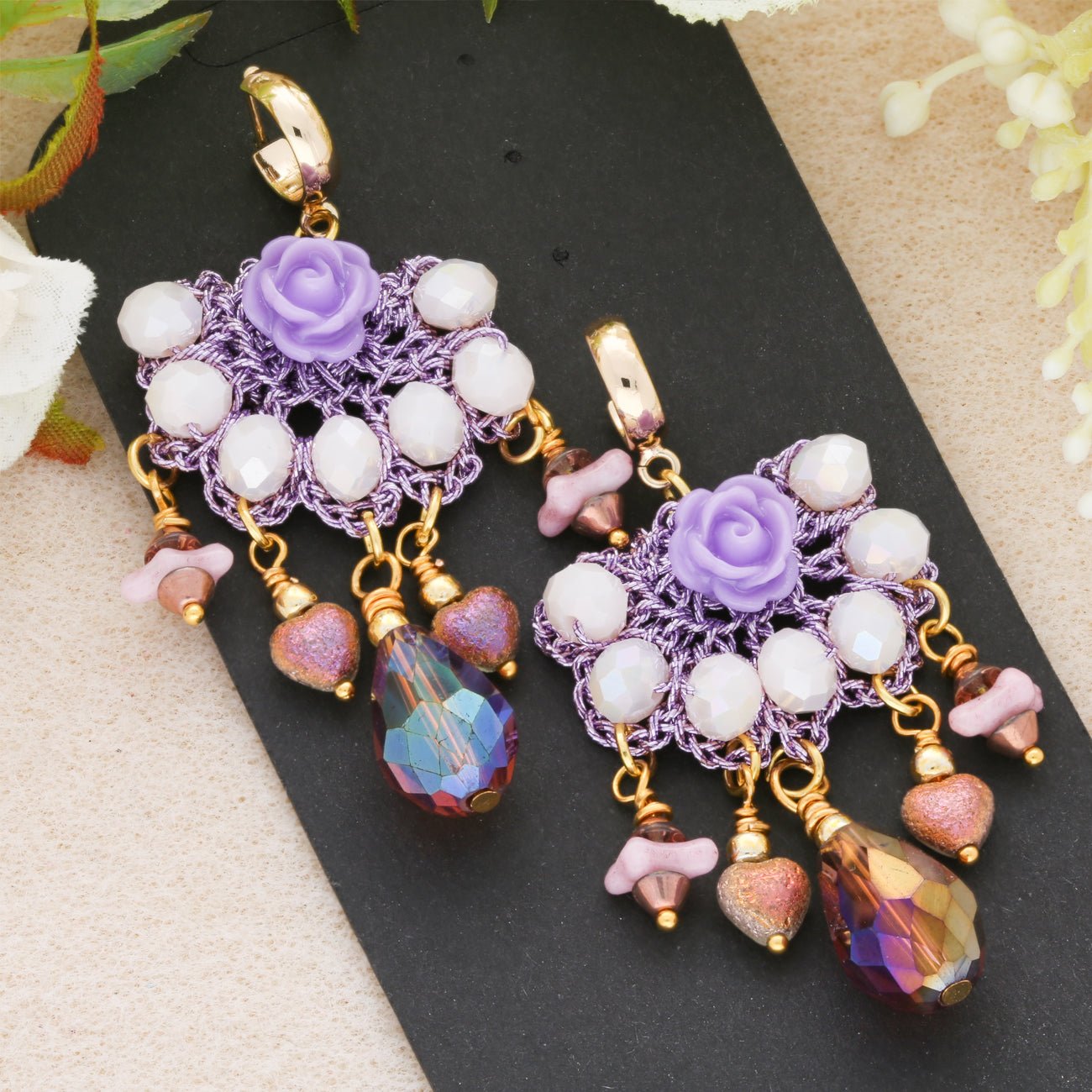 Kunstharzperlen in Rosenform - Farben Mix - PerlineBeads