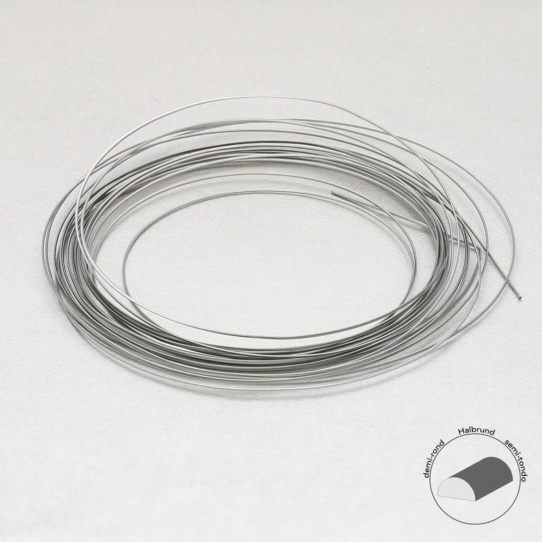 Kupferdraht Halbrund: Wire Elements™ – 21 Gauge – Titanium Tarnish Resistant - PerlineBeads