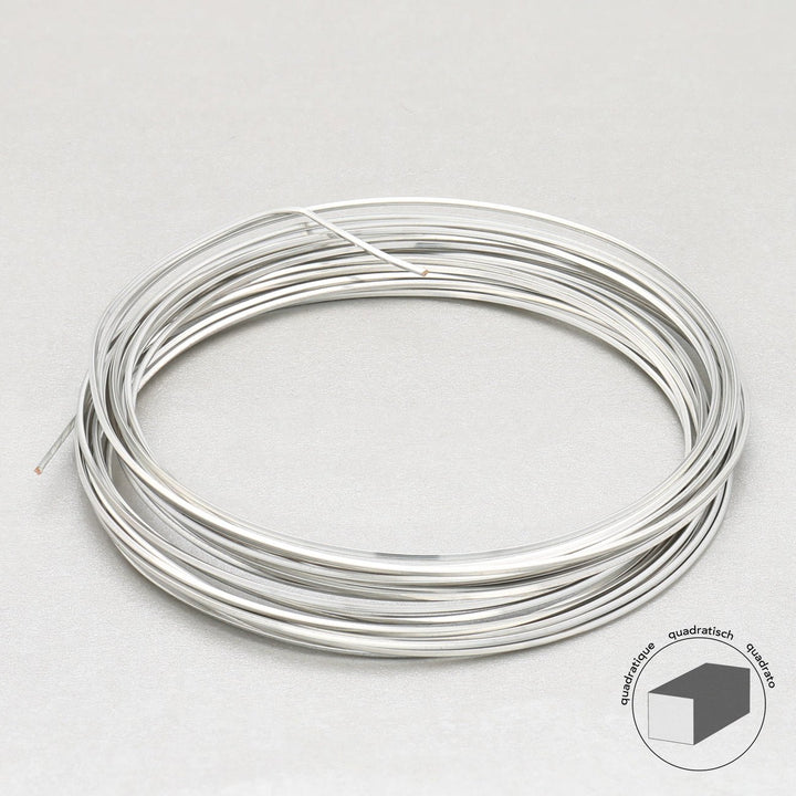 Kupferdraht Quadratisch: Wire Elements™ – 21 Gauge – Titanium Tarnish Resistant - PerlineBeads