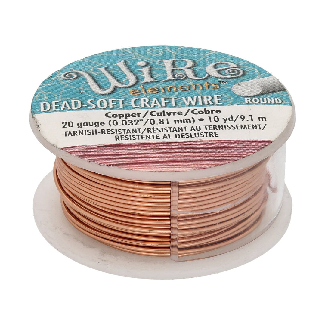 Kupferdraht: Wire Elements™ – 20 Gauge – Copper Tarnish Resistant - PerlineBeads