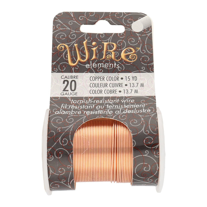 Kupferdraht: Wire Elements™ – 20 Gauge – Copper Tarnish Resistant - PerlineBeads