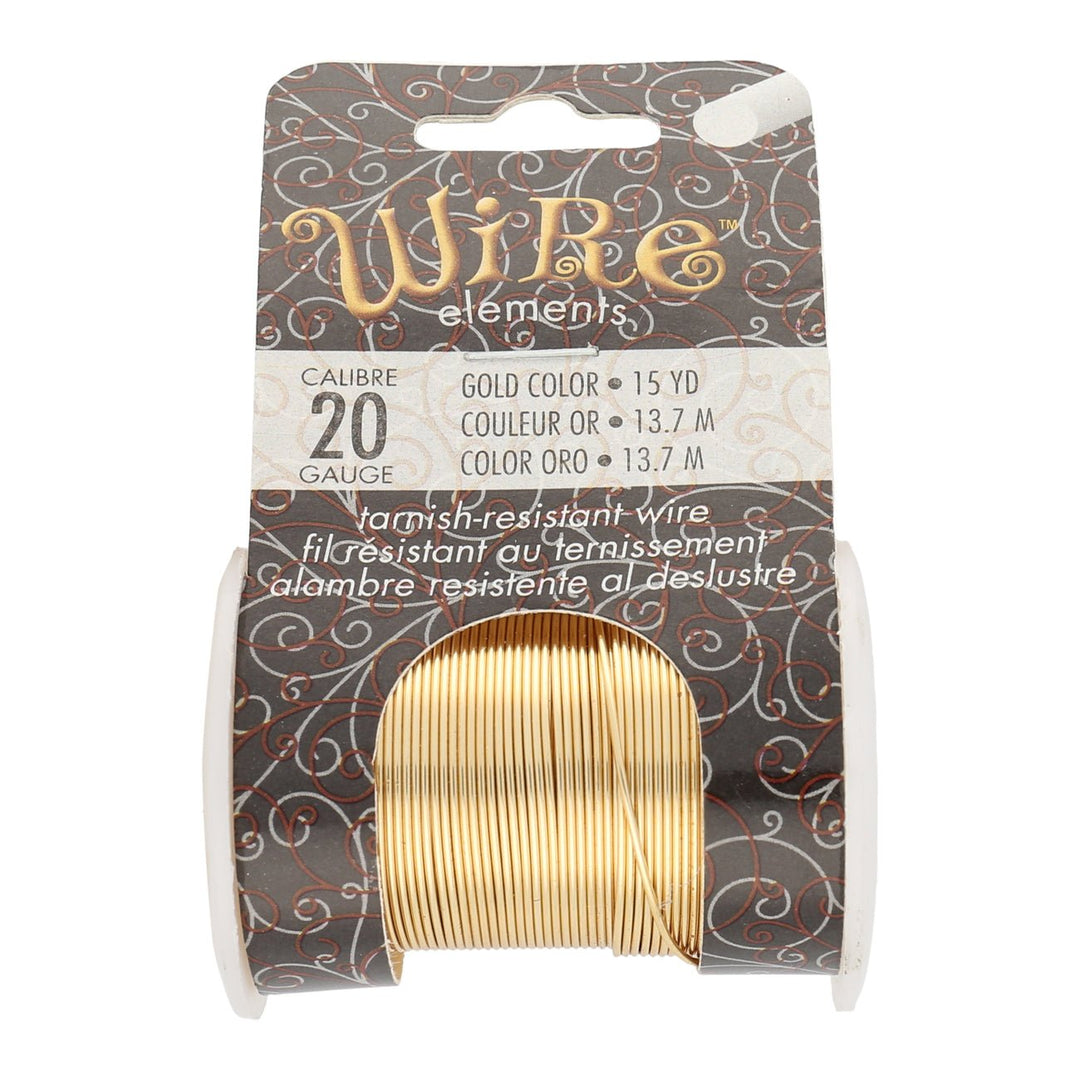 Kupferdraht: Wire Elements™ – 20 Gauge – Gold Tarnish Resistant - PerlineBeads
