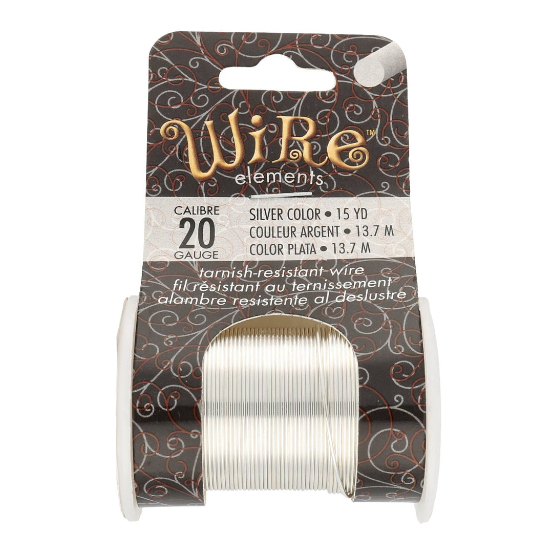 Kupferdraht: Wire Elements™ – 20 Gauge – Silver Tarnish Resistant - PerlineBeads
