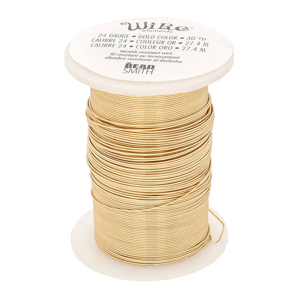 Kupferdraht: Wire Elements™ – 24 Gauge – Gold Tarnish Resistant - PerlineBeads