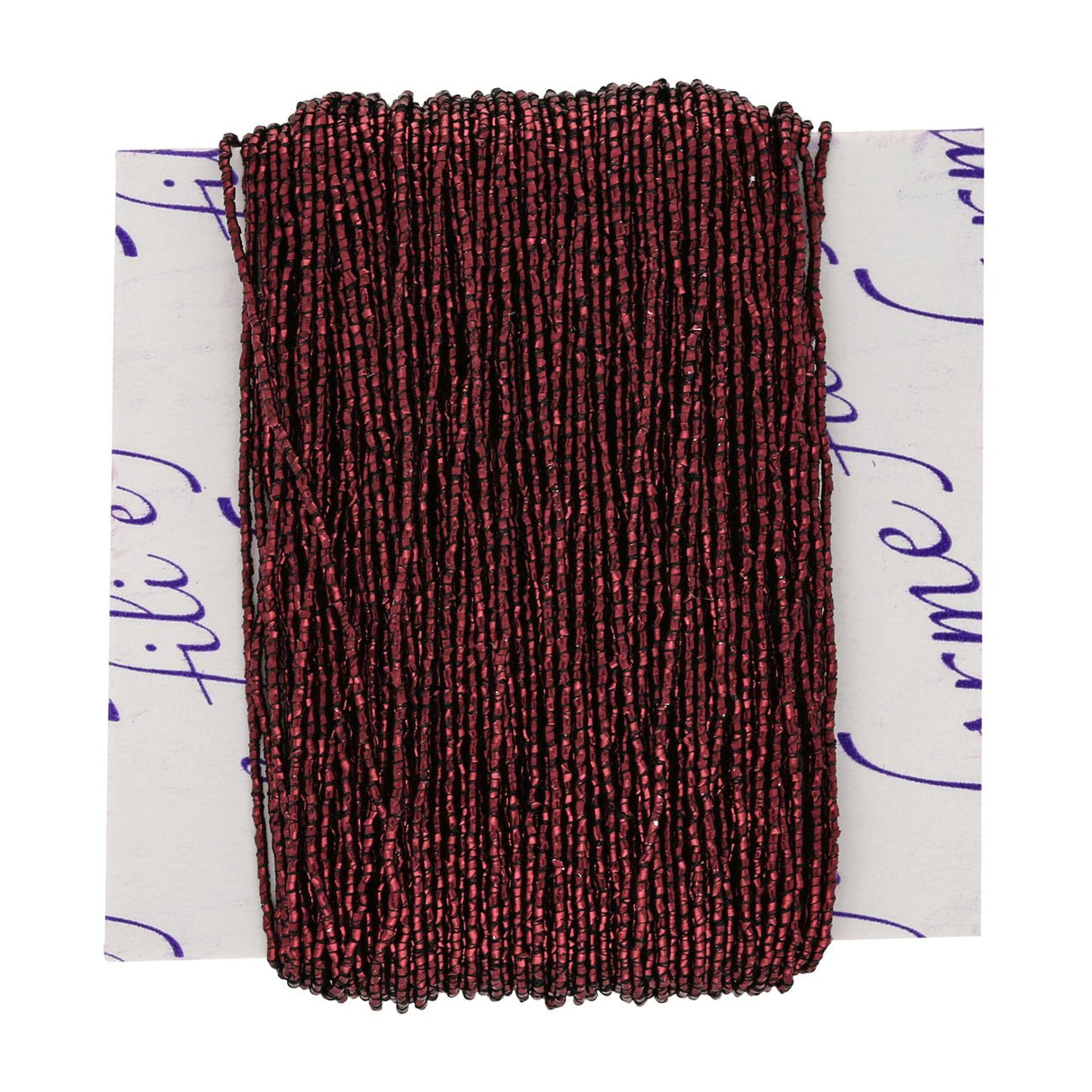 Lamé elastisches Schmuckgarn - Red Velvet - PerlineBeads