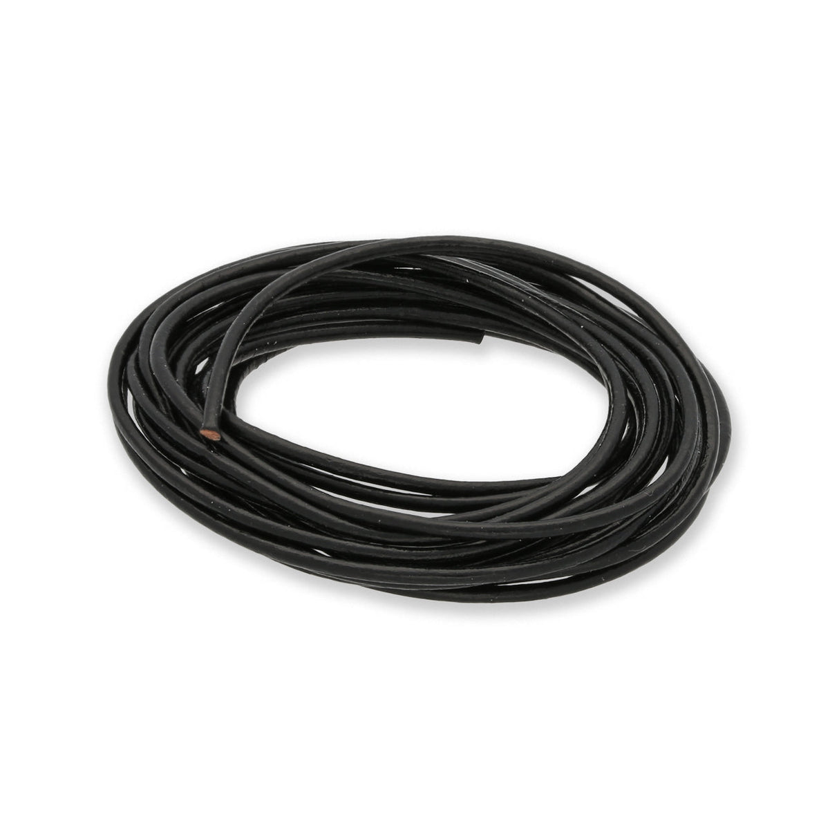 Lederkordel Ø 1 mm - Schwarz - PerlineBeads