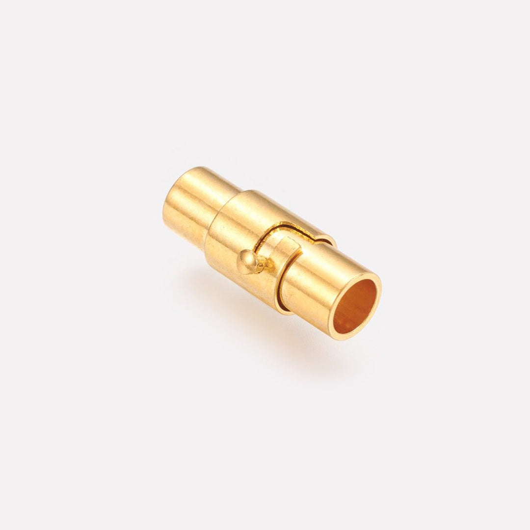 Magnetischer Schraubverschluss – Farbe Gold - PerlineBeads