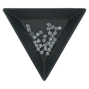 M.C. Doppelkegel 4 mm - Crystal Lagoon - PerlineBeads