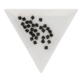 M.C. Doppelkegel 4 mm - Jet - PerlineBeads