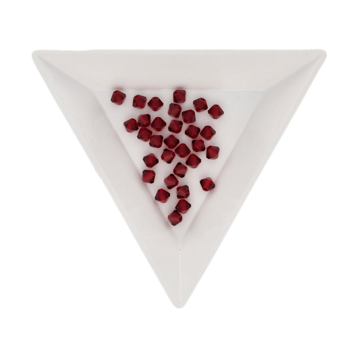 M.C. Doppelkegel 4 mm - Siam - PerlineBeads