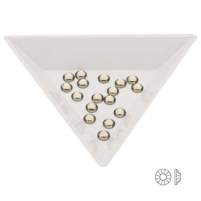 MC Flatback Cut Viva (SS20) – Black Diamond - PerlineBeads