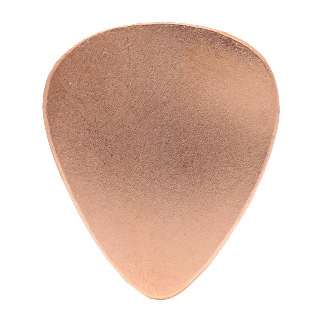 Metal stamping blank: Gitarrenpick aus Kupfer - PerlineBeads